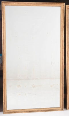 French Gold Gilt Mirror with Original Glass