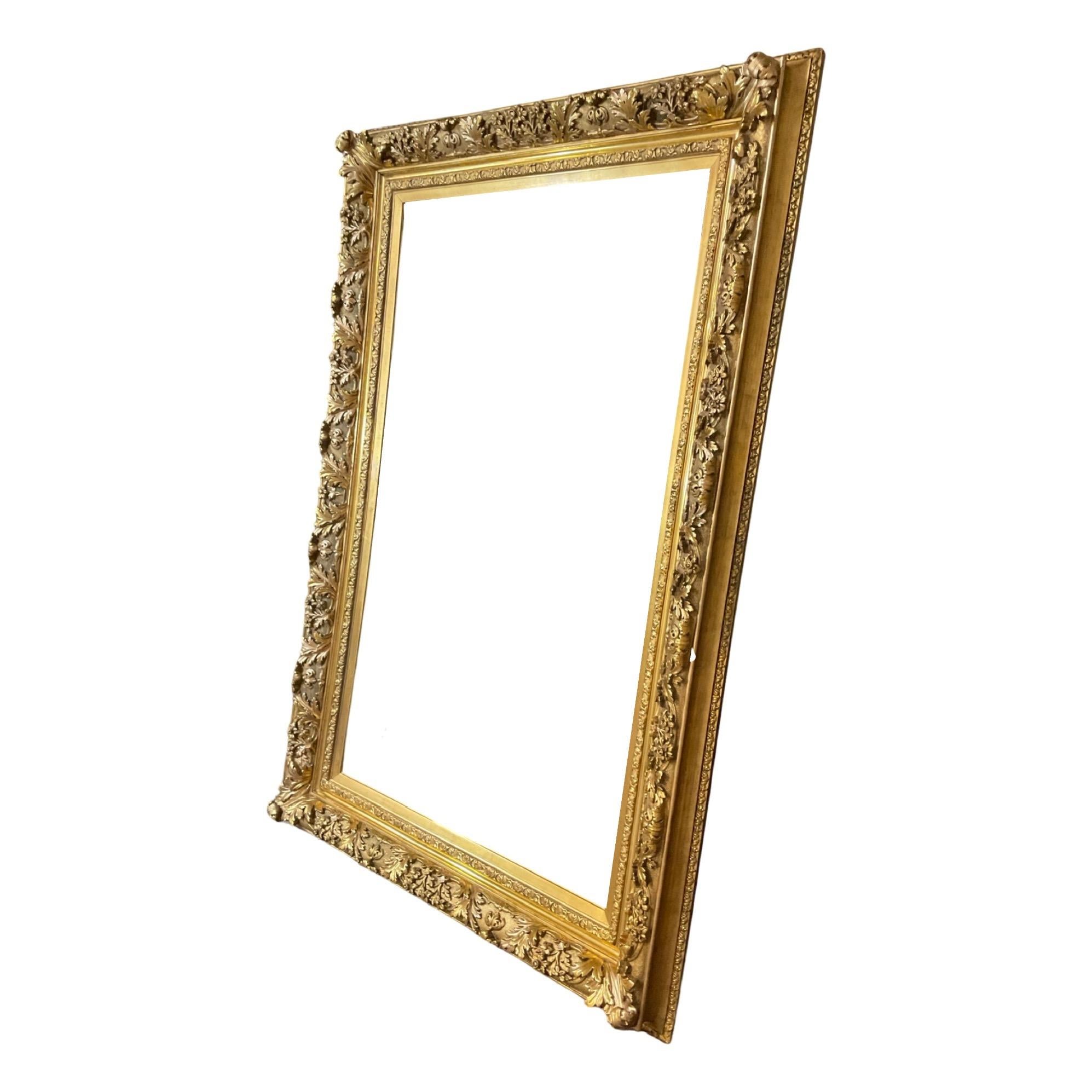 large gold vintage picture frames