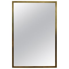 French Gold Leaf Mid-Century Mirror after Jean Michel Frank