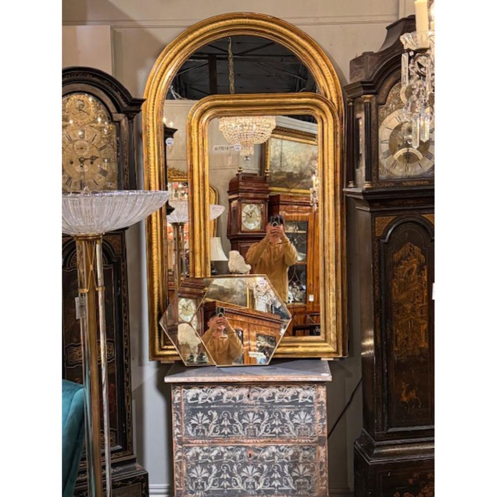 Specchi francesi in oro Louis Philippe In condizioni buone in vendita a Dallas, TX