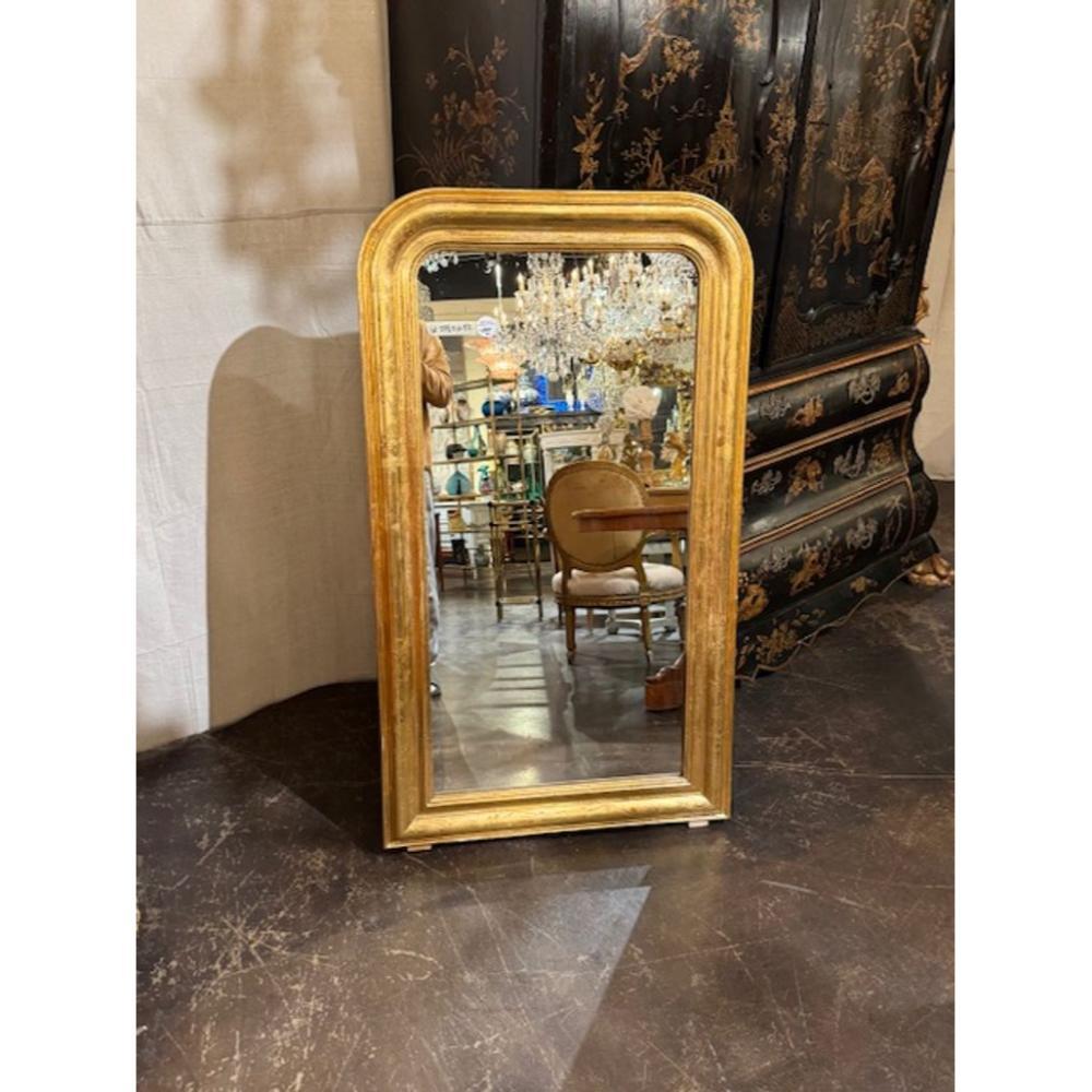 XXI secolo e contemporaneo Specchi francesi in oro Louis Philippe in vendita