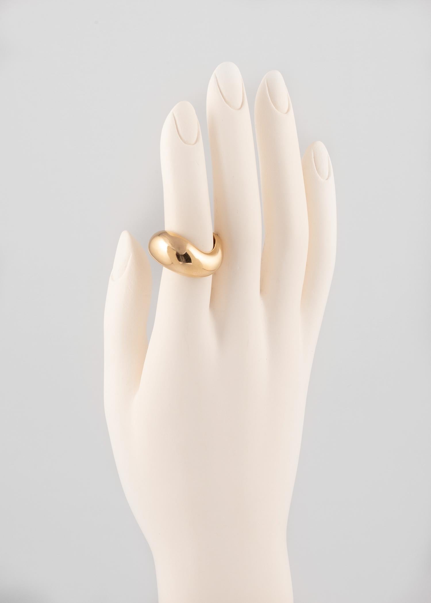 Women's or Men's French 18k Gold Ring by Fred, Paris