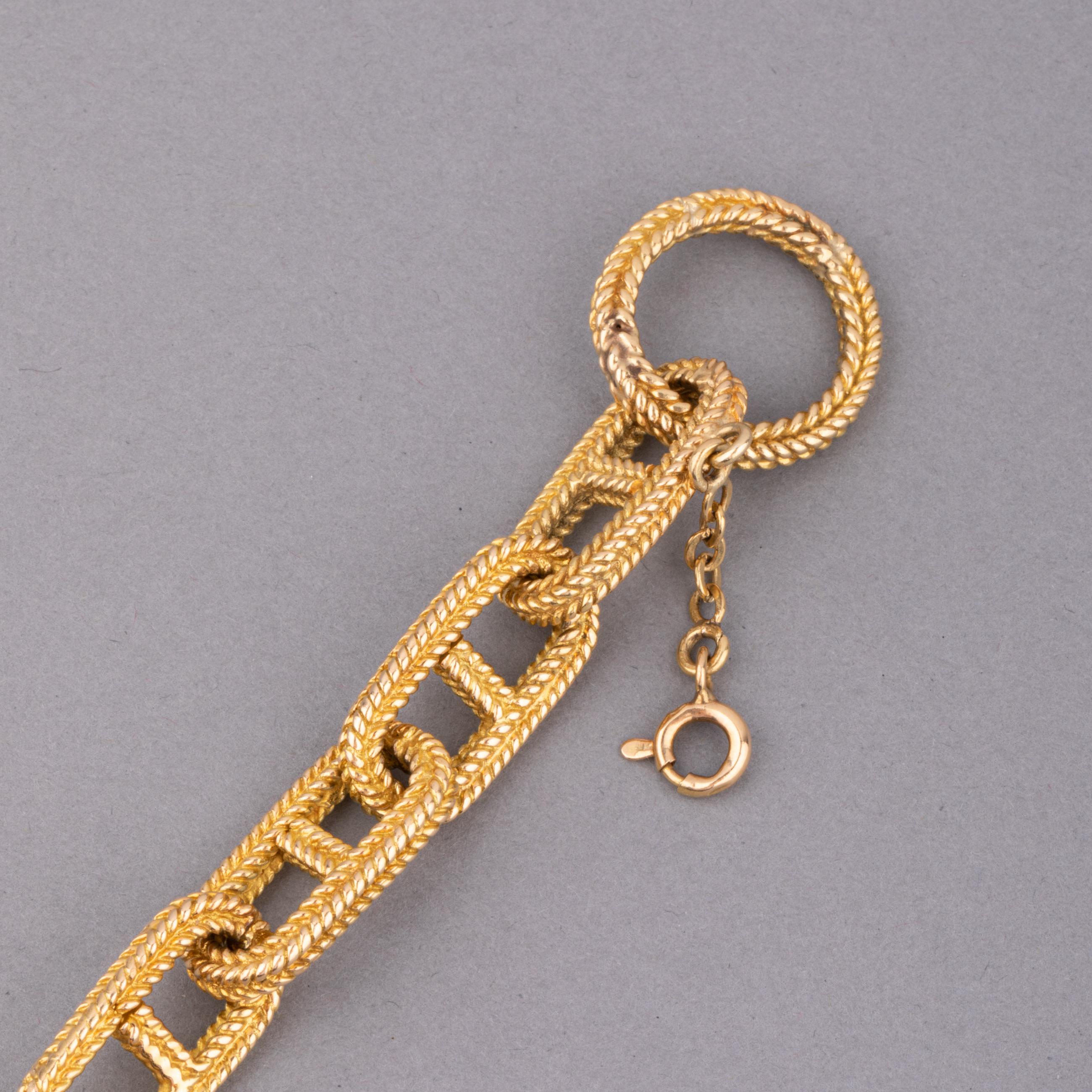 Gold-Vintage-Armband aus Gold im Angebot 1