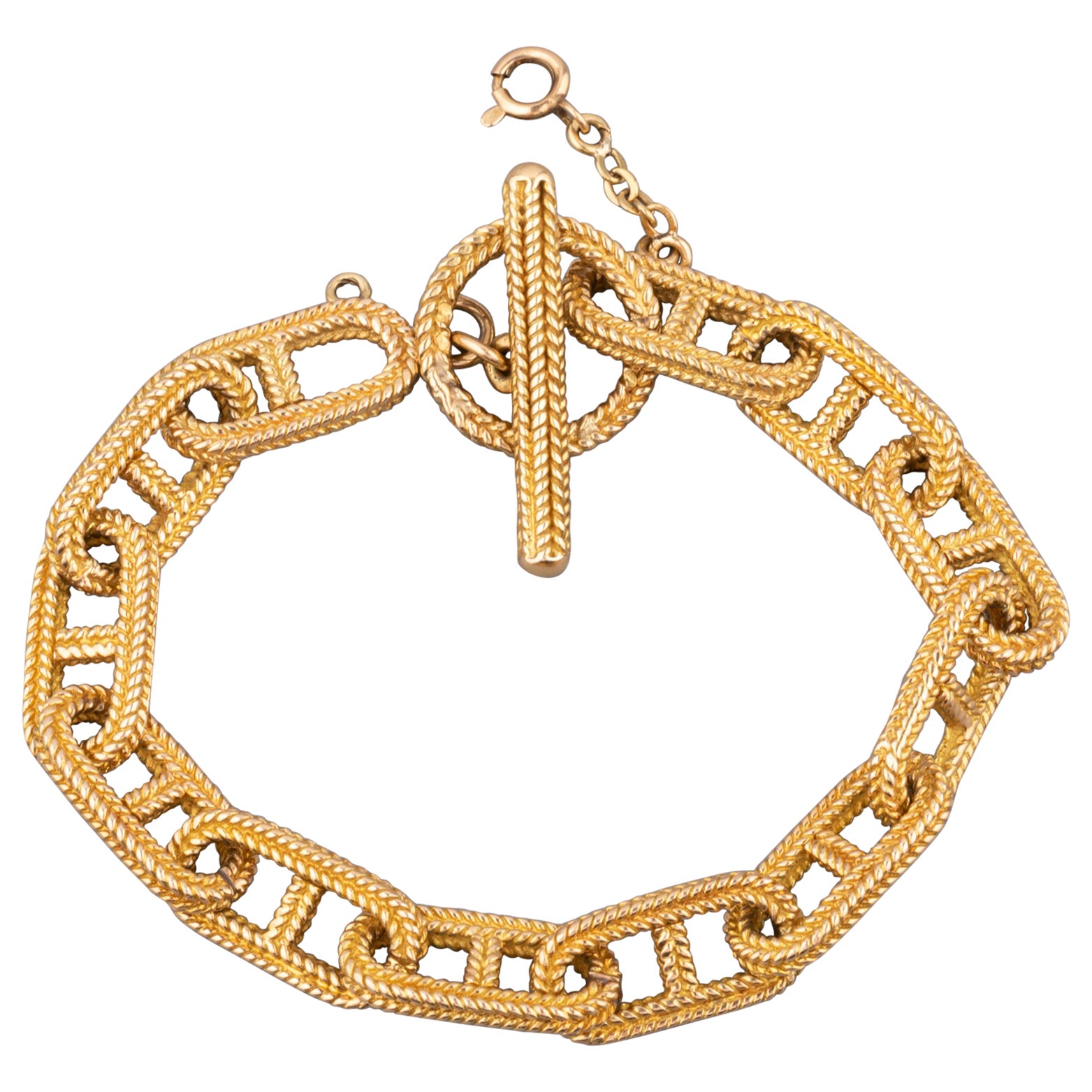 Gold-Vintage-Armband aus Gold im Angebot