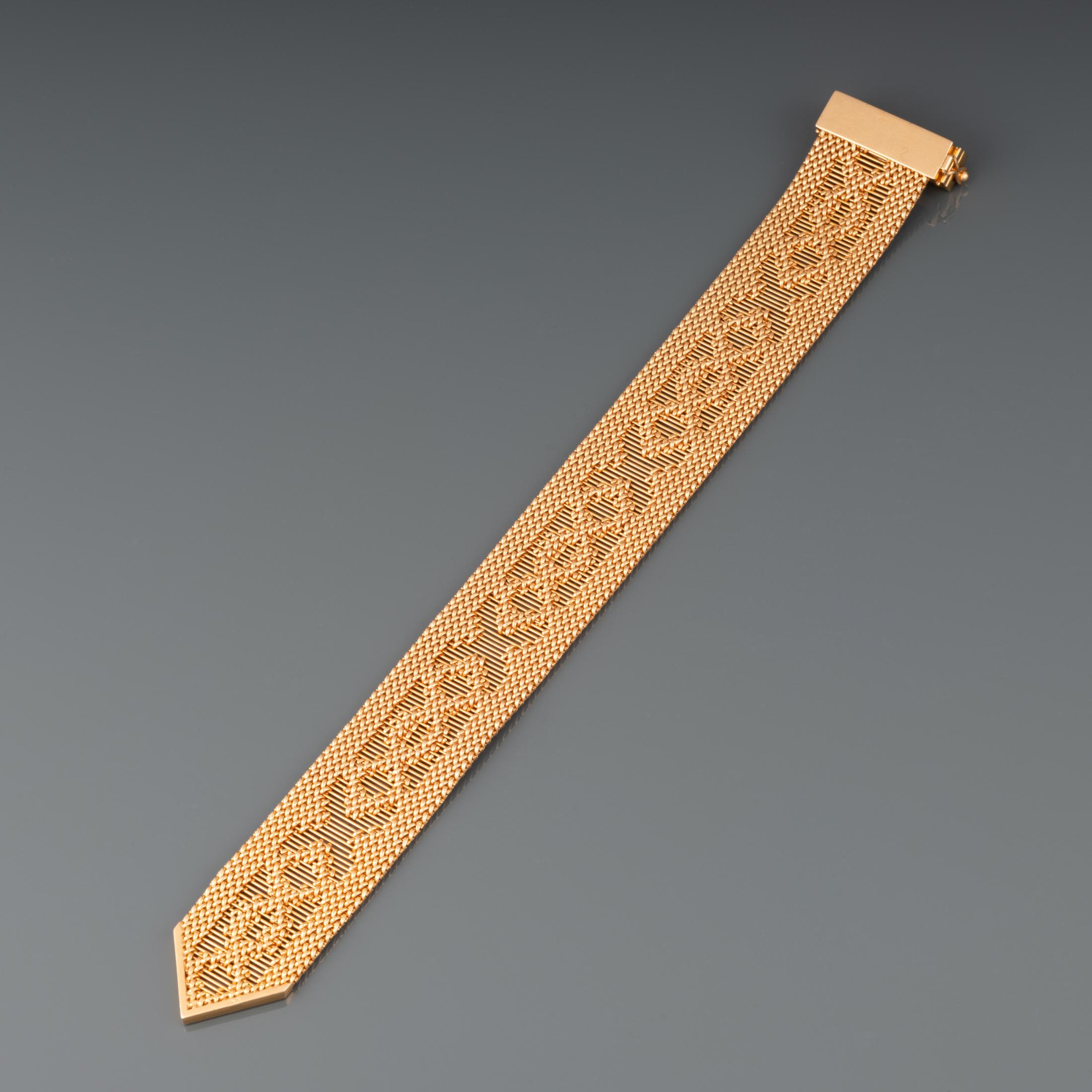 French Gold Vintage Bracelet 