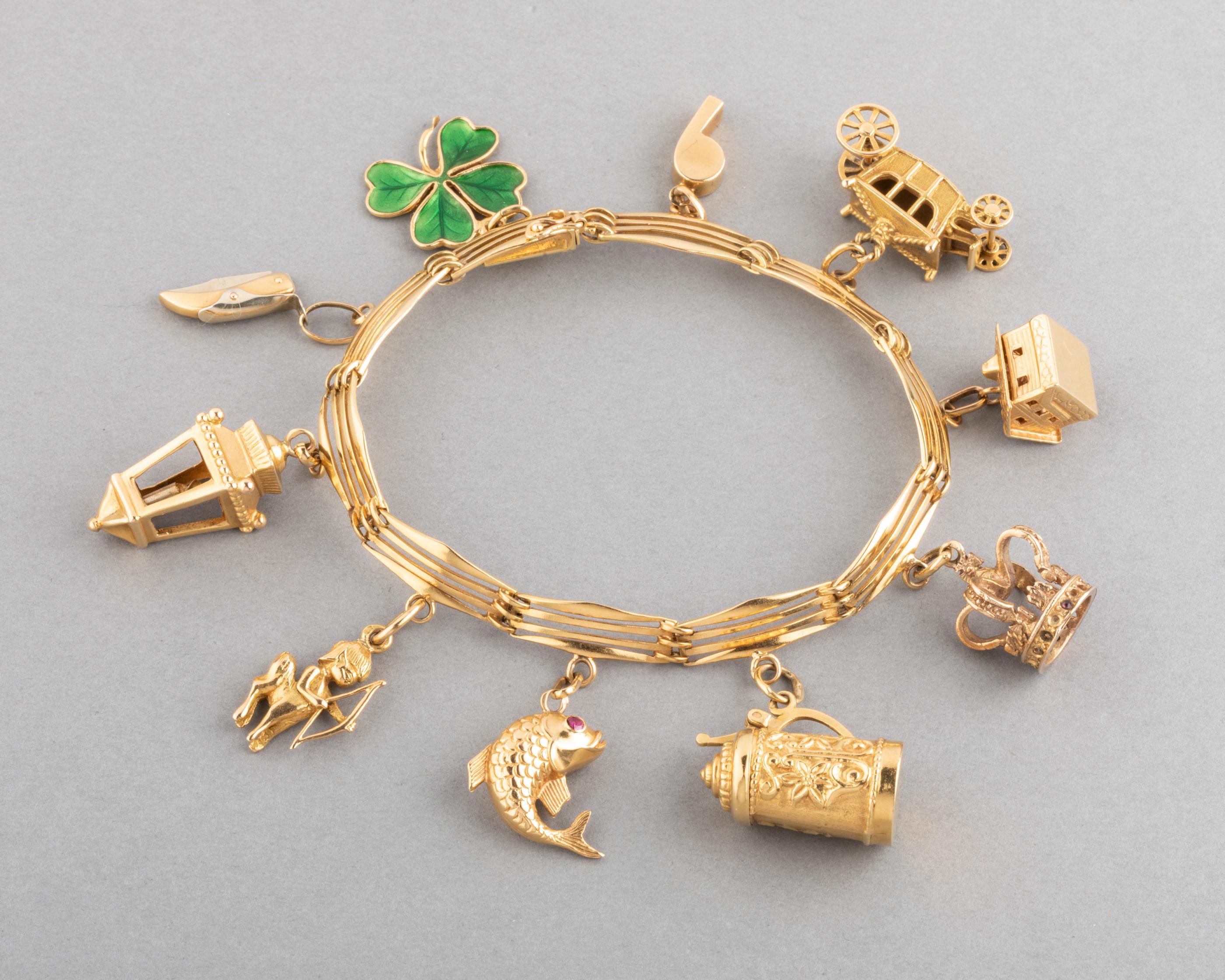 Vintage charm bracelets for sale sale