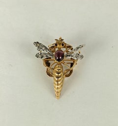 French Gold Wasp Boutonierre