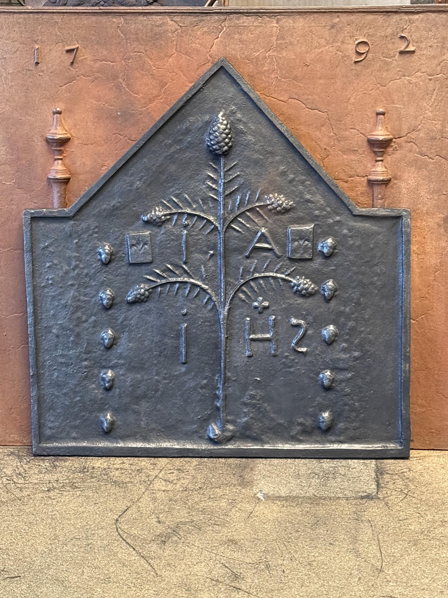 20th Century French Gothic Arms Fireback For Sale