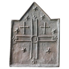French Gothic Arms Fireback