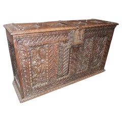 French Gothic country house coffer
