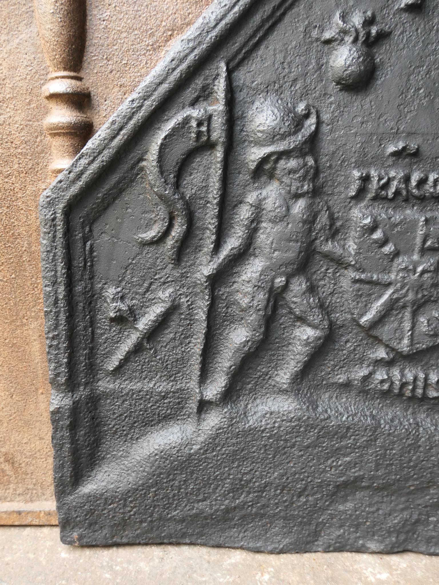 French Gothic Fireback, 16th Century 3