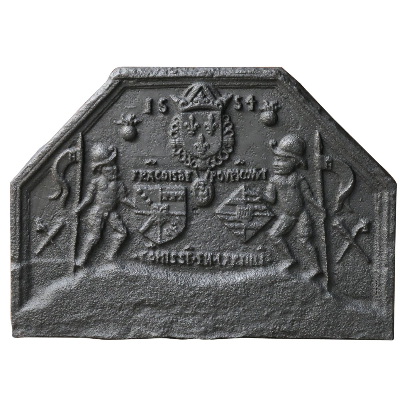 French Gothic Fireback, 16th Century