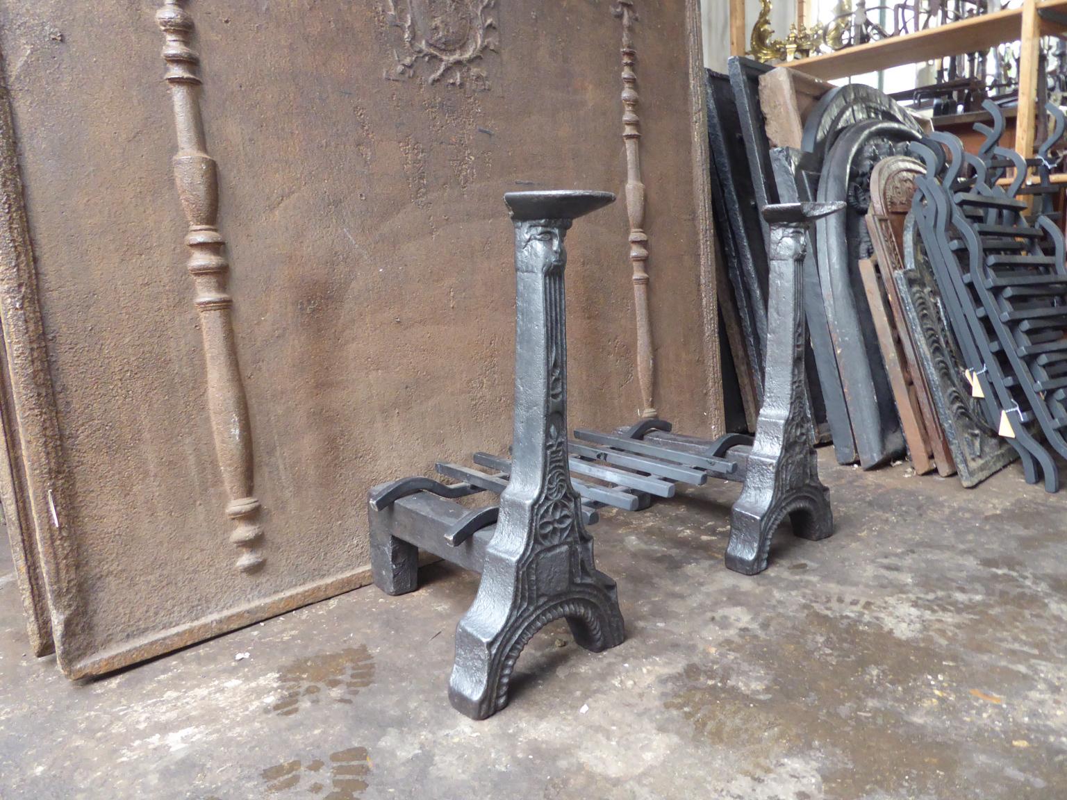 French Gothic Fireplace Grate or Fire Basket, 15th Century For Sale 11