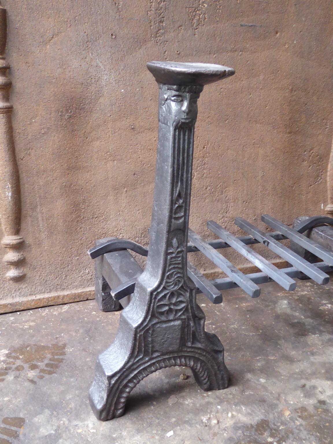 French Gothic Fireplace Grate or Fire Basket, 15th Century For Sale 2