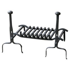 French Gothic Fireplace Grate or Fire Basket, 17th Century