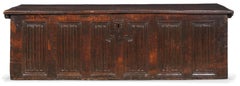 French Gothic Linenfold Chest