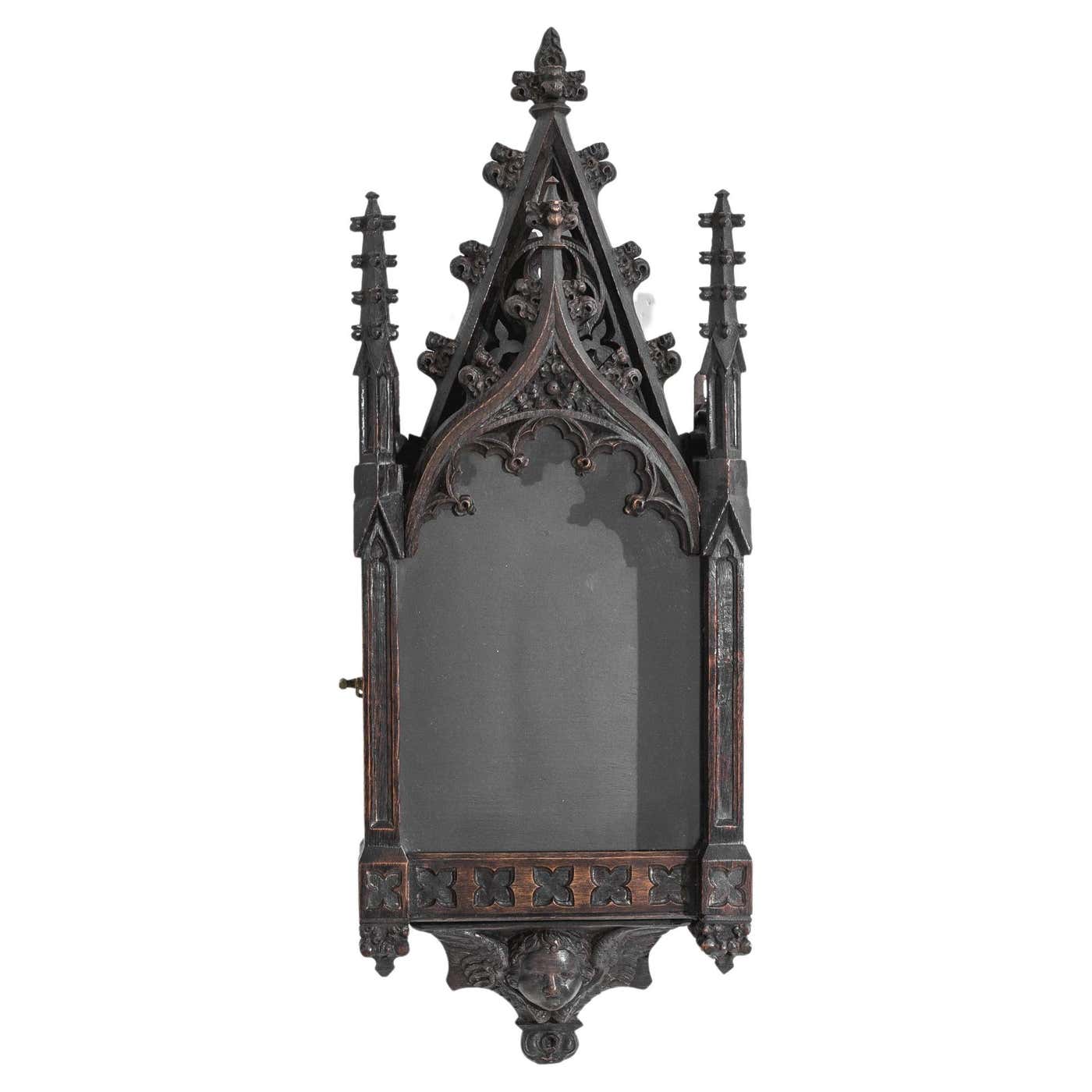 French Gothic Revival Display Cabinet at 1stDibs | gothic display case
