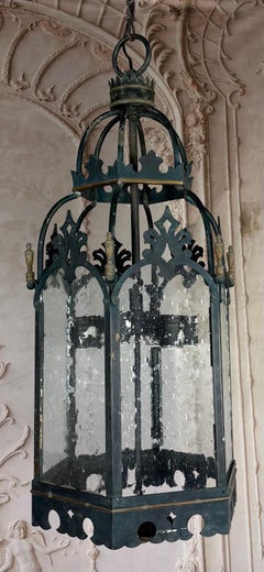 French Gothic Revival Lantern Pendant