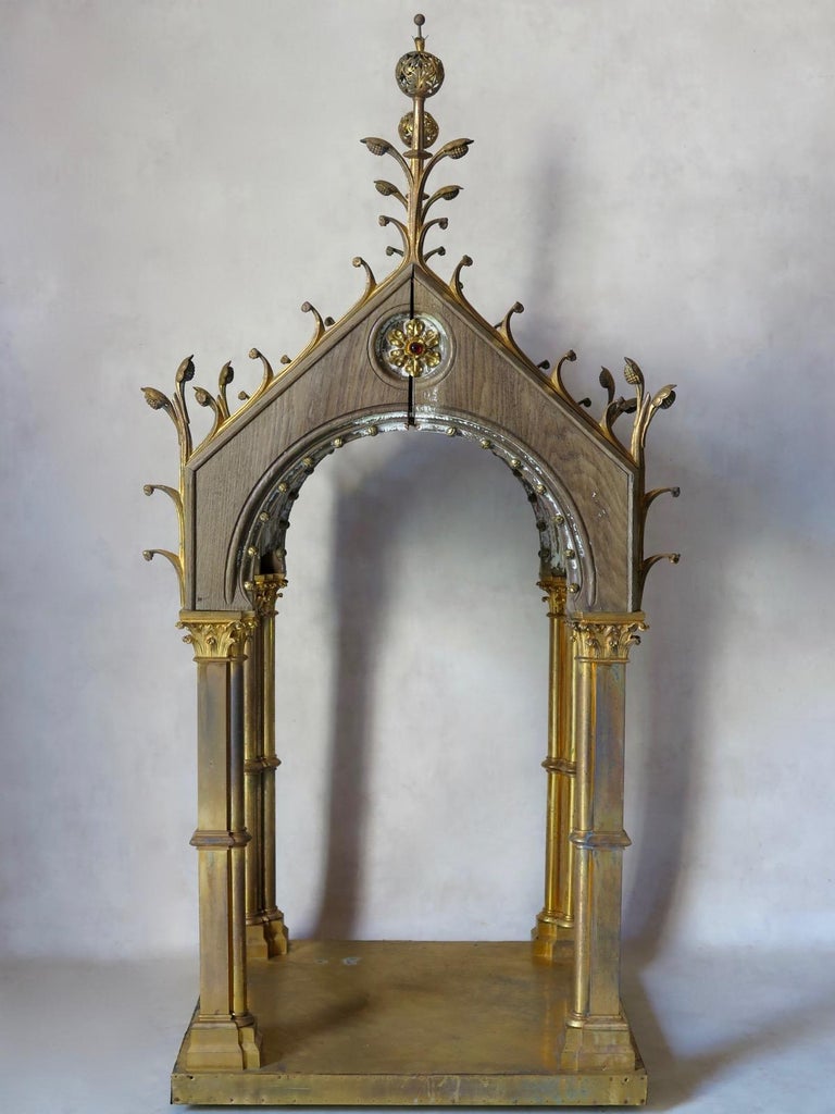 French Gothic Revival Religious Artifact, circa 1880s For Sale at