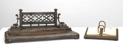 French Gothic Revival Wrought Iron Calendar