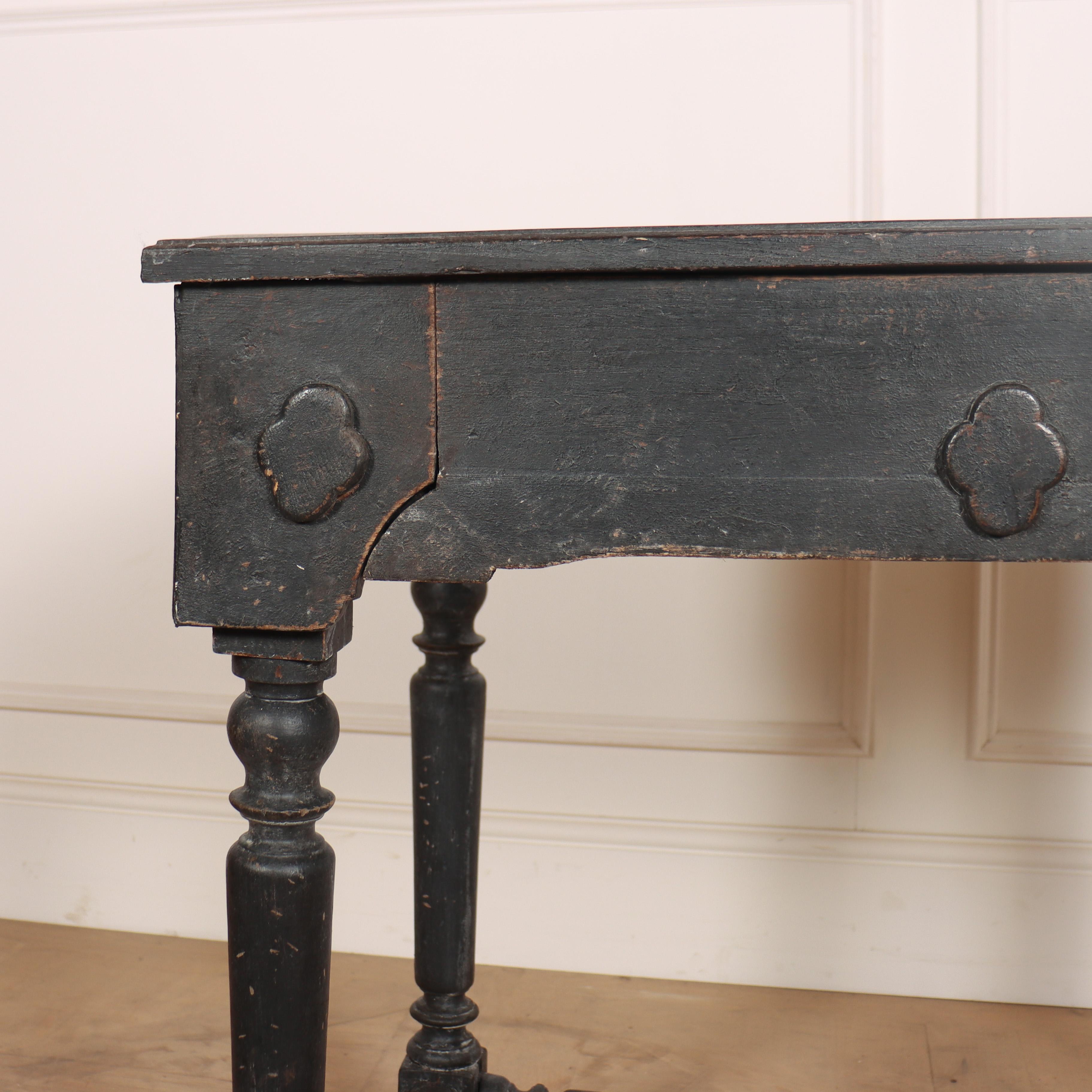 19th Century French Gothic Side Table For Sale