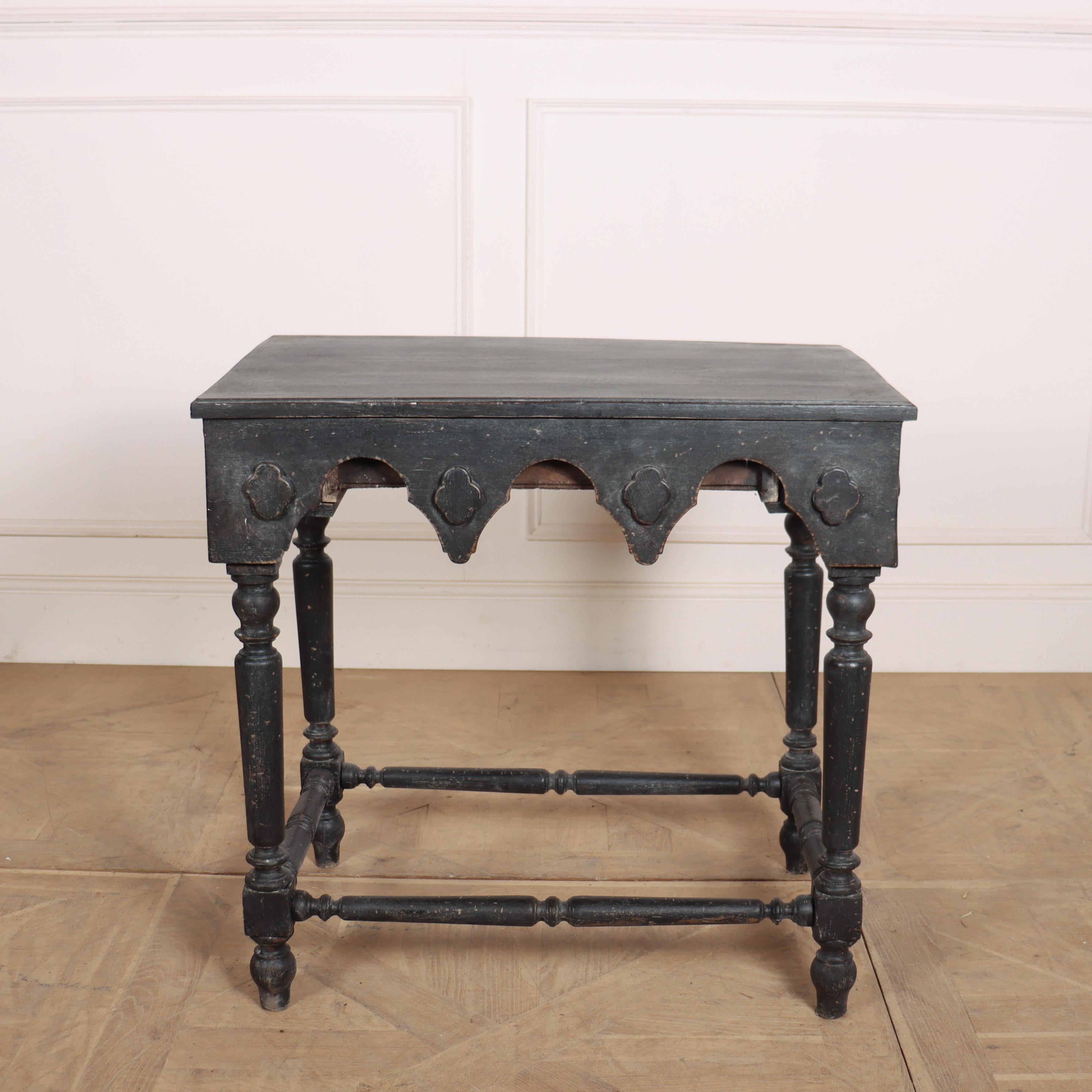 French Gothic Side Table For Sale 1