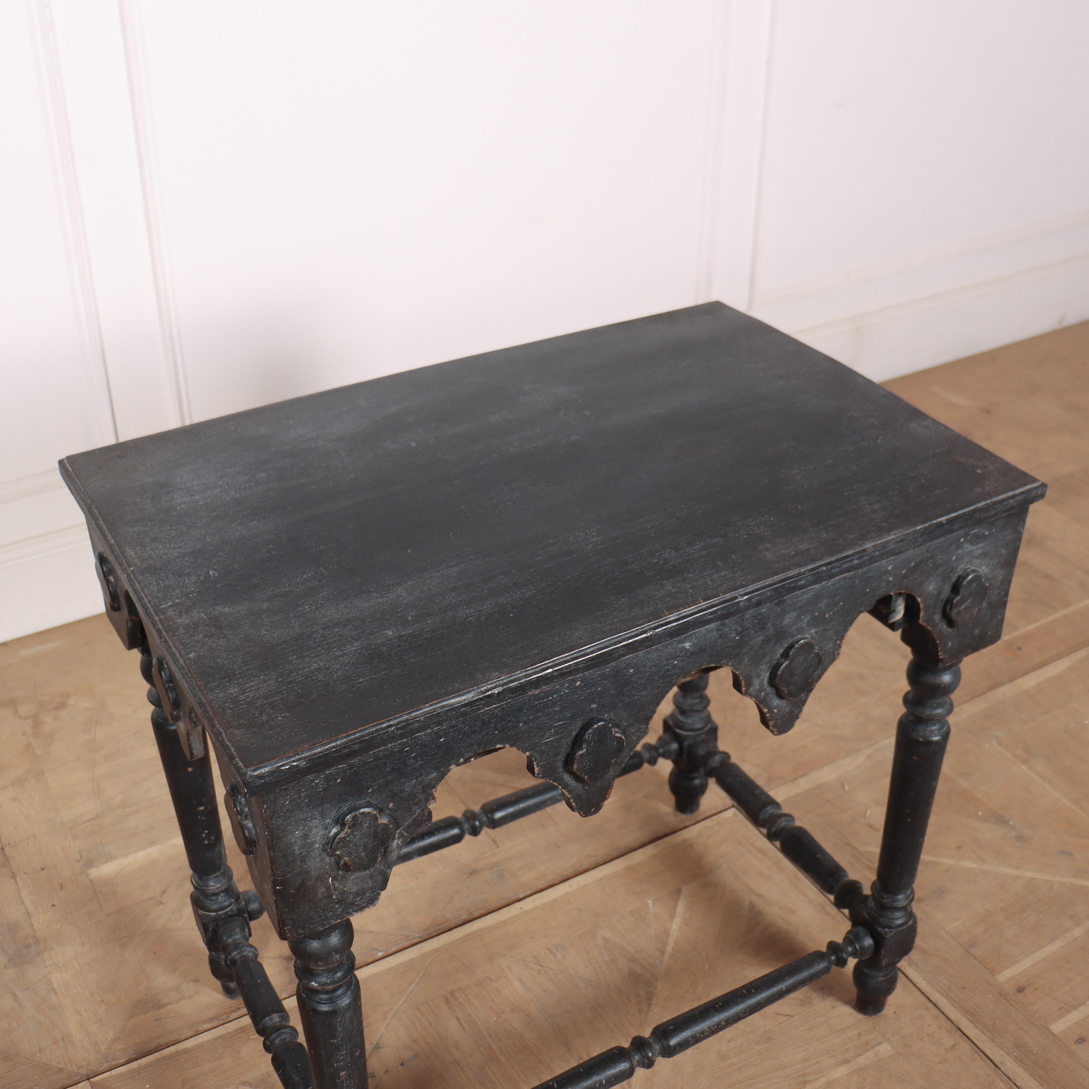 French Gothic Side Table For Sale 2
