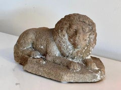French Gothic Stone Lion, 15th Century