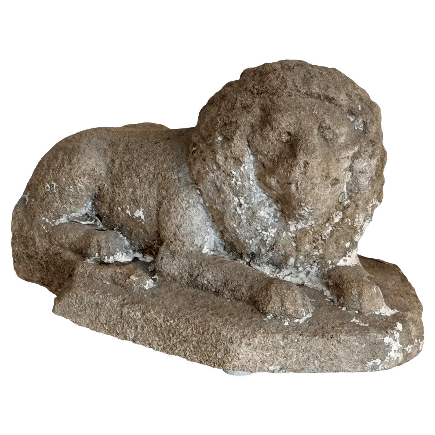 León gótico francés de piedra, siglo XV