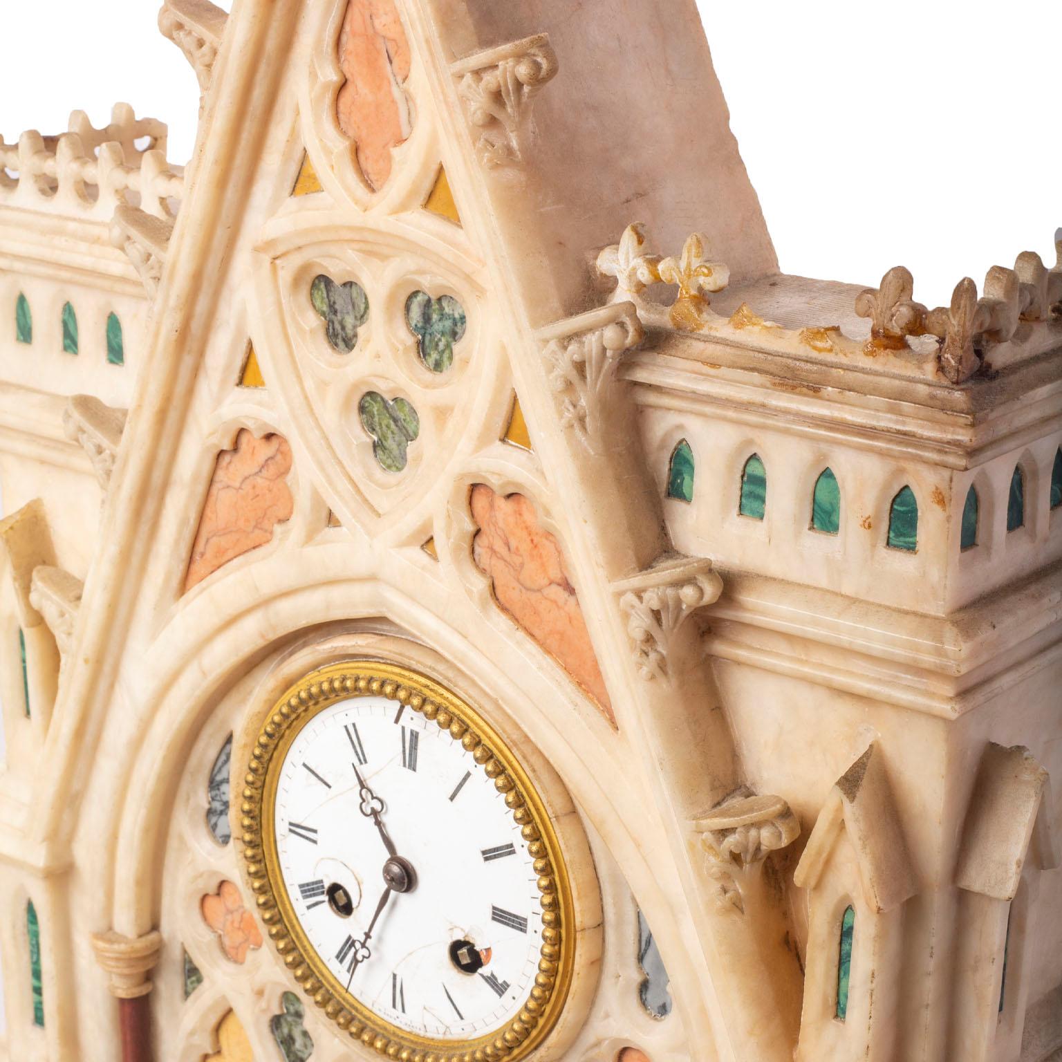 antique gothic clock