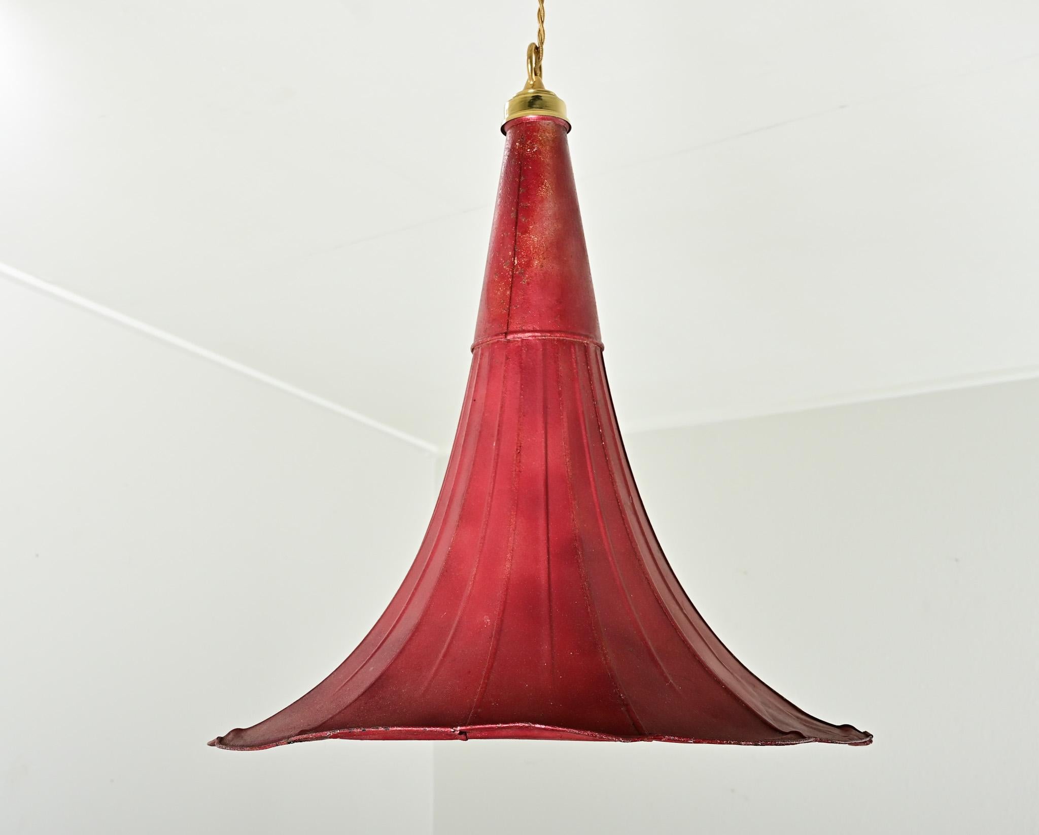 French Gramophone Pendant Light 1