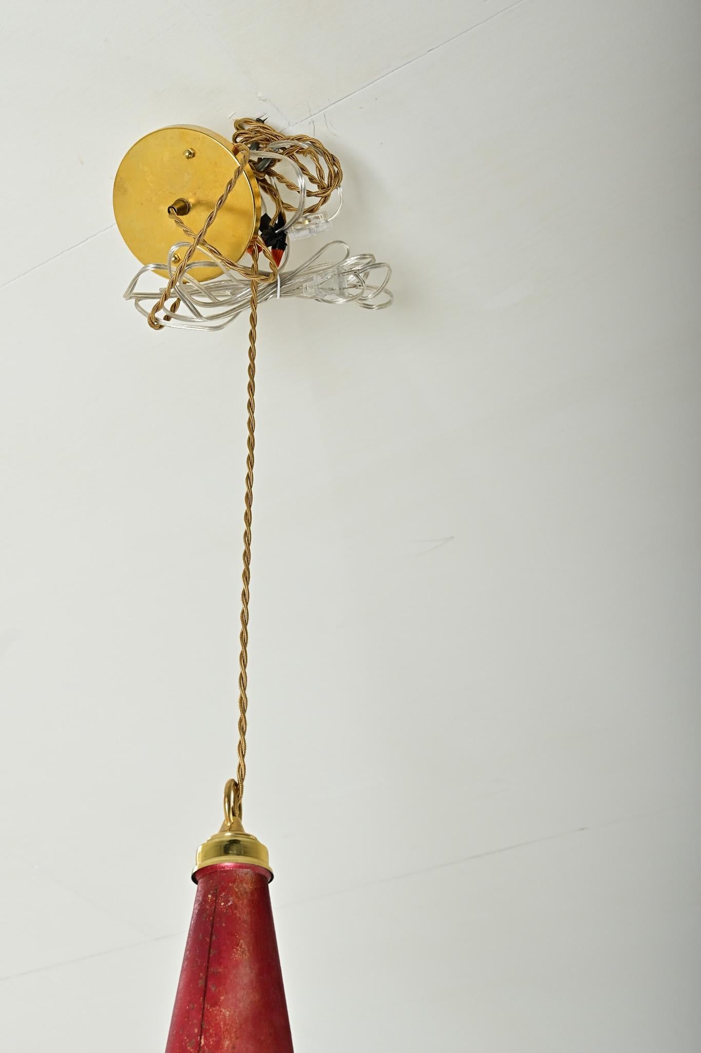 French Gramophone Pendant Light 2