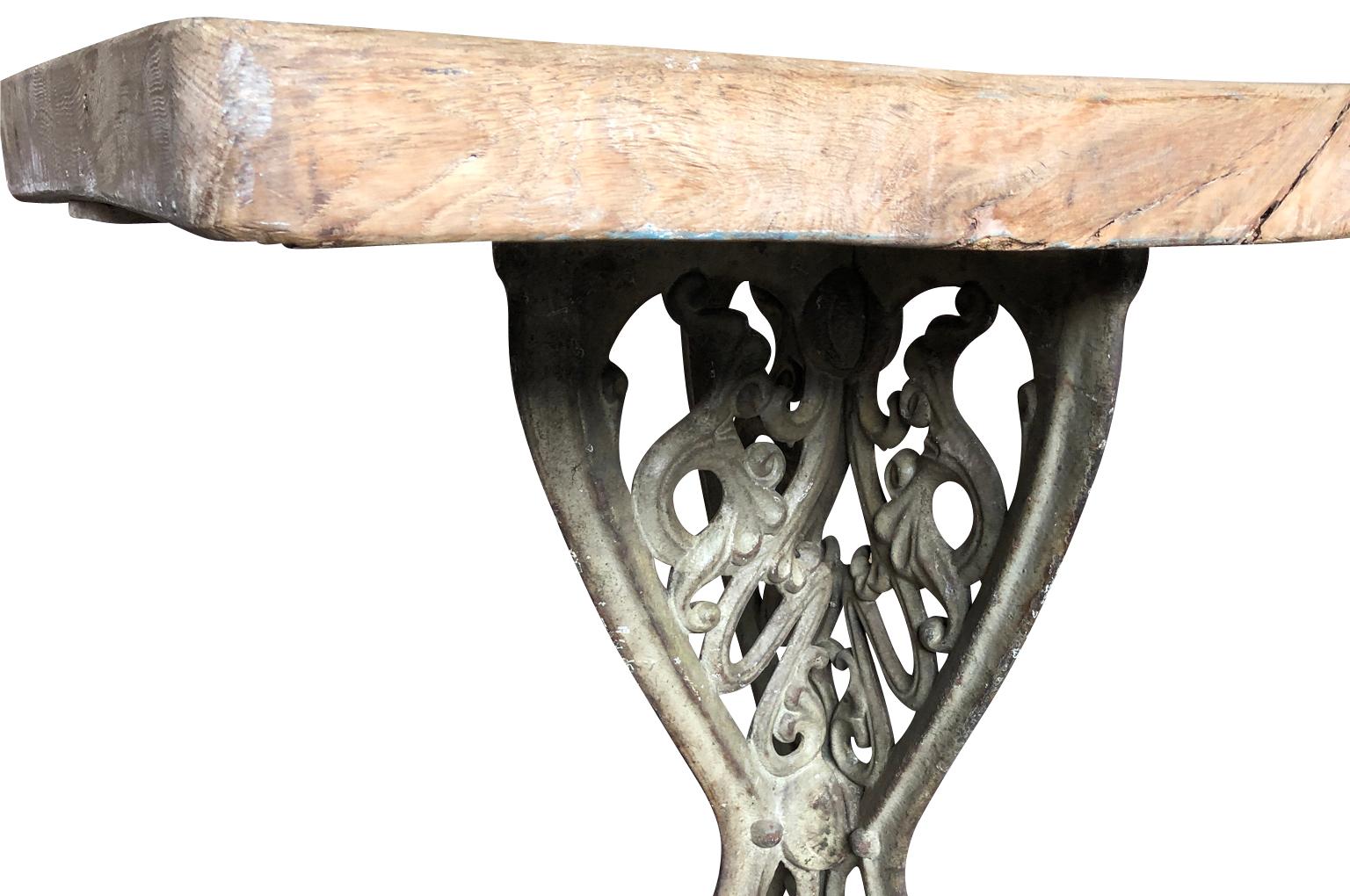 French Grand Scale Console Table 3