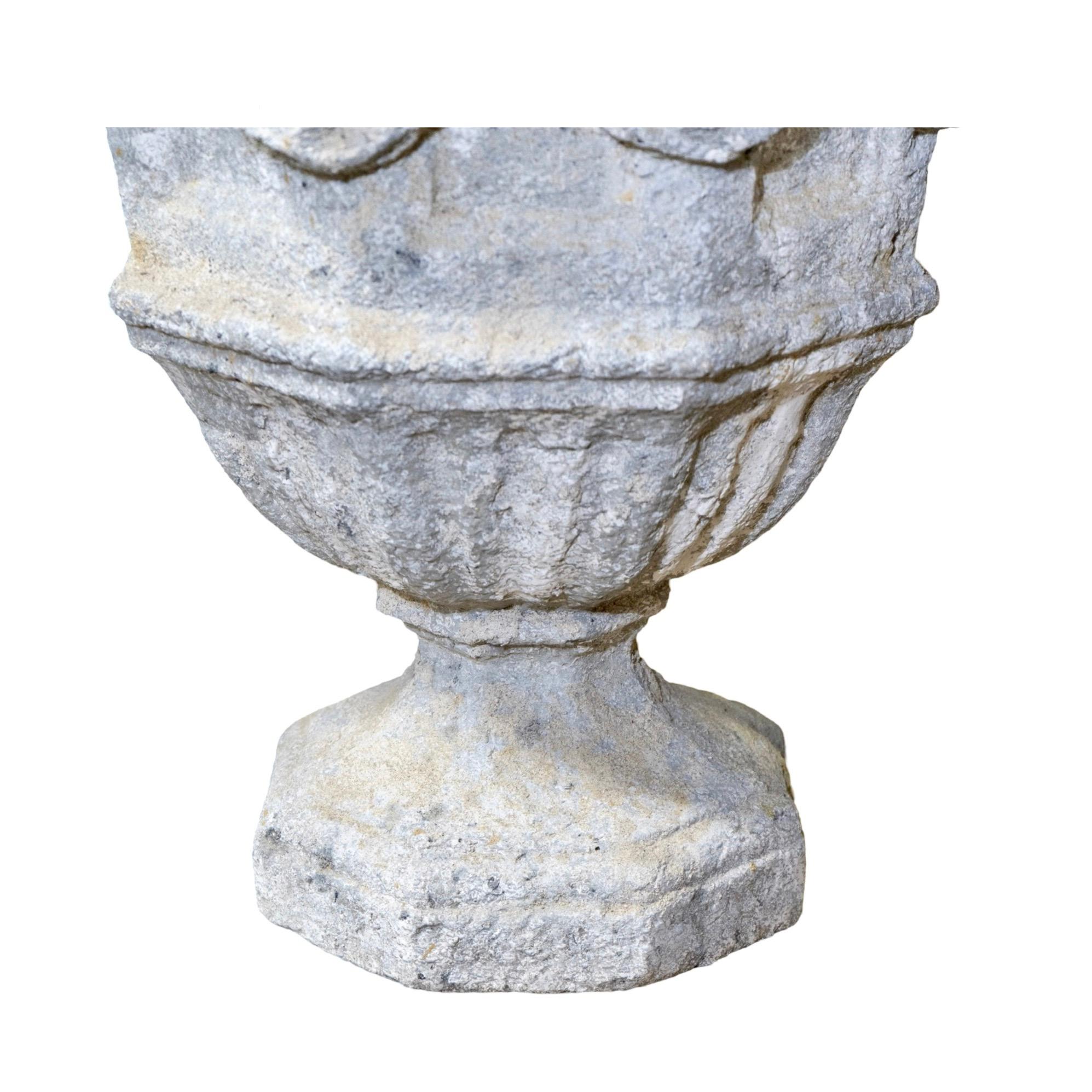 Mid-20th Century French Granite Composite Planter For Sale