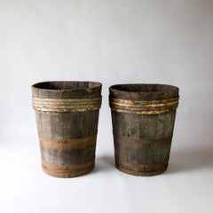 Oak Grape Vendange Barrels, France 1920s