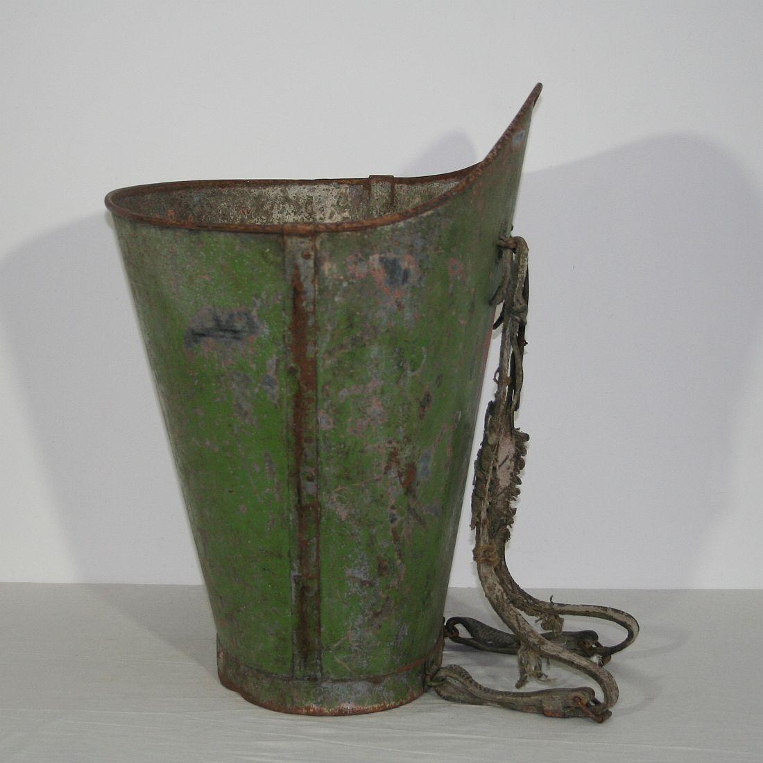 19th Century French Grape Harvesting Basket