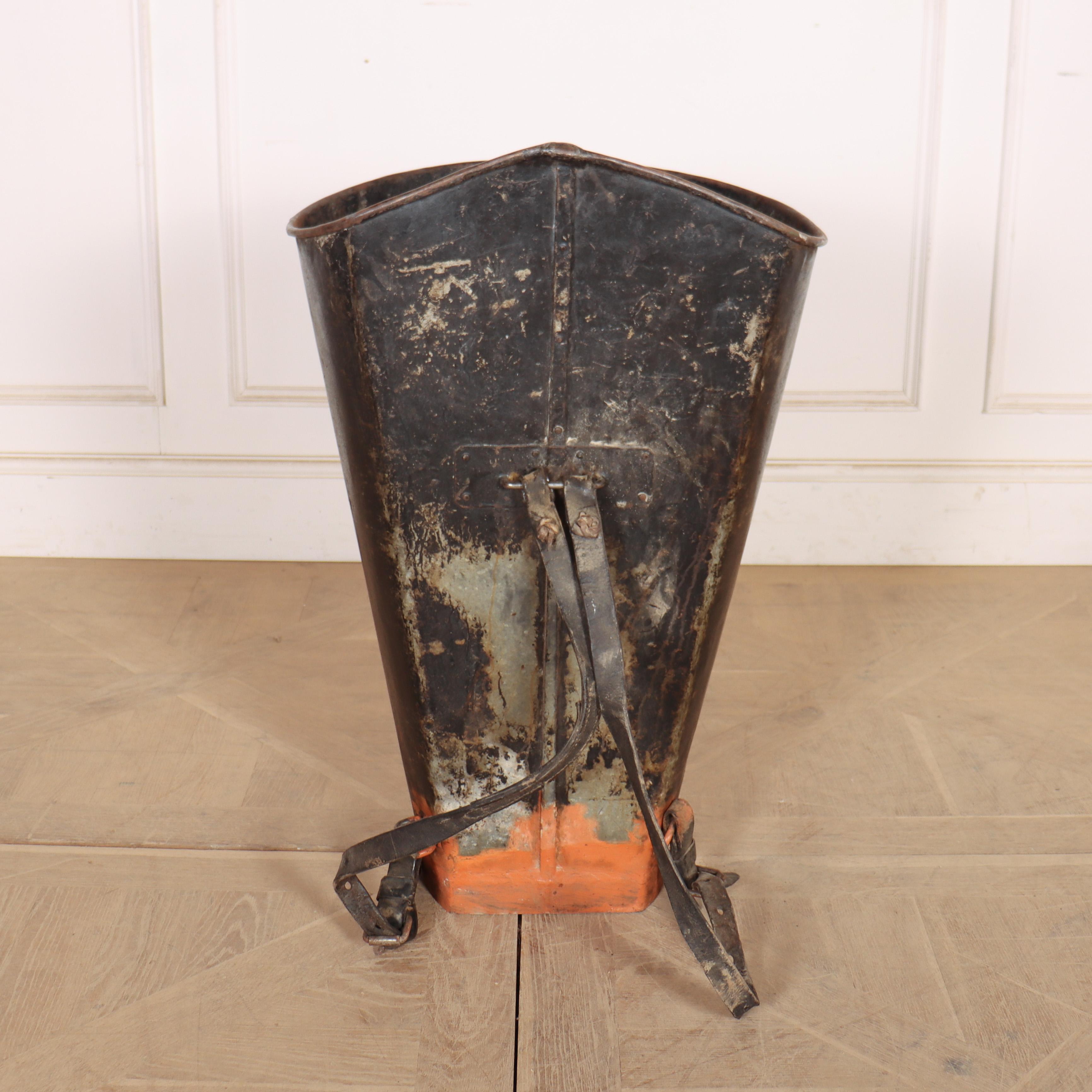 Metal French Grape Hotte For Sale
