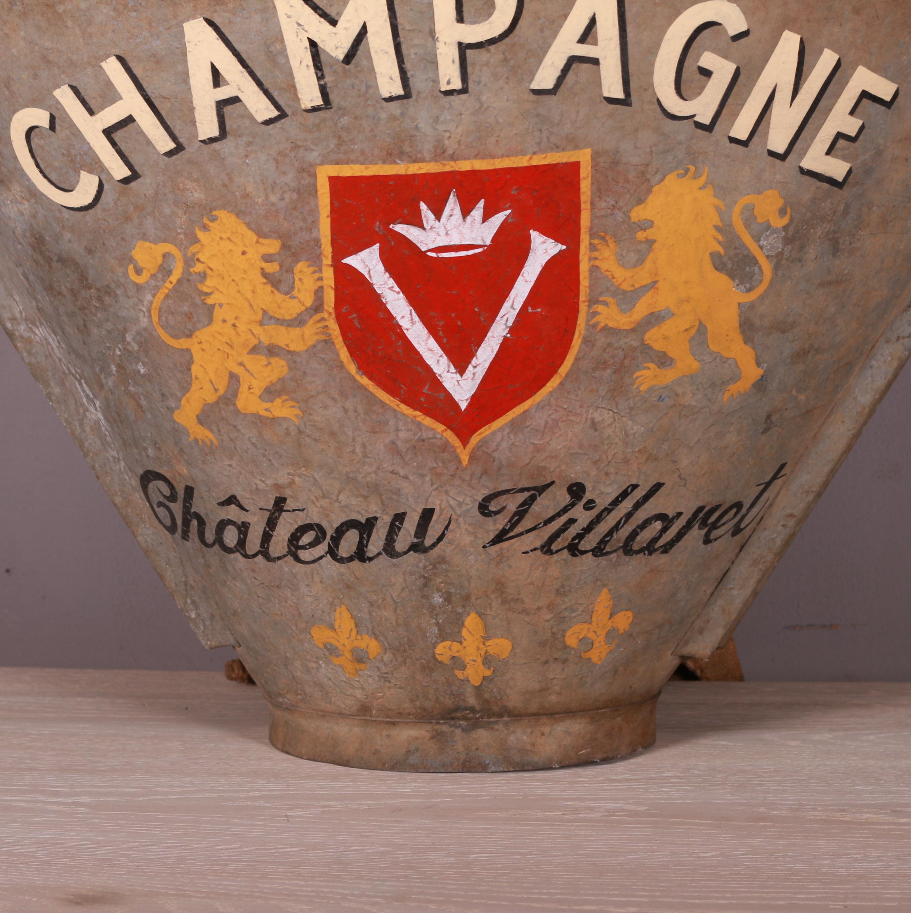 Late 19th C French grape picking hod with later decoration. 1890.

Reference: 7341

Dimensions
37.5 inches (95 cms) Wide
21 inches (53 cms) Deep
27 inches (69 cms) High.