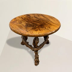 French Grapevine and Mahogany Table