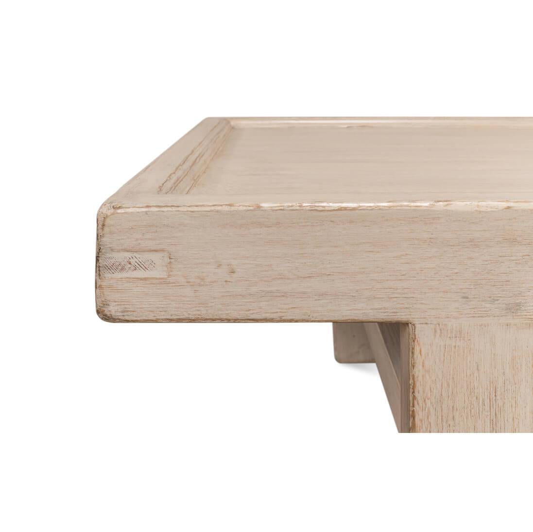 Table basse de ferme grise française en vente 2