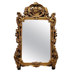 French Great Mirror, Regency carved and gilded wood