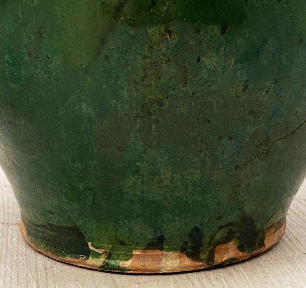 French Green Glaze Pot 8