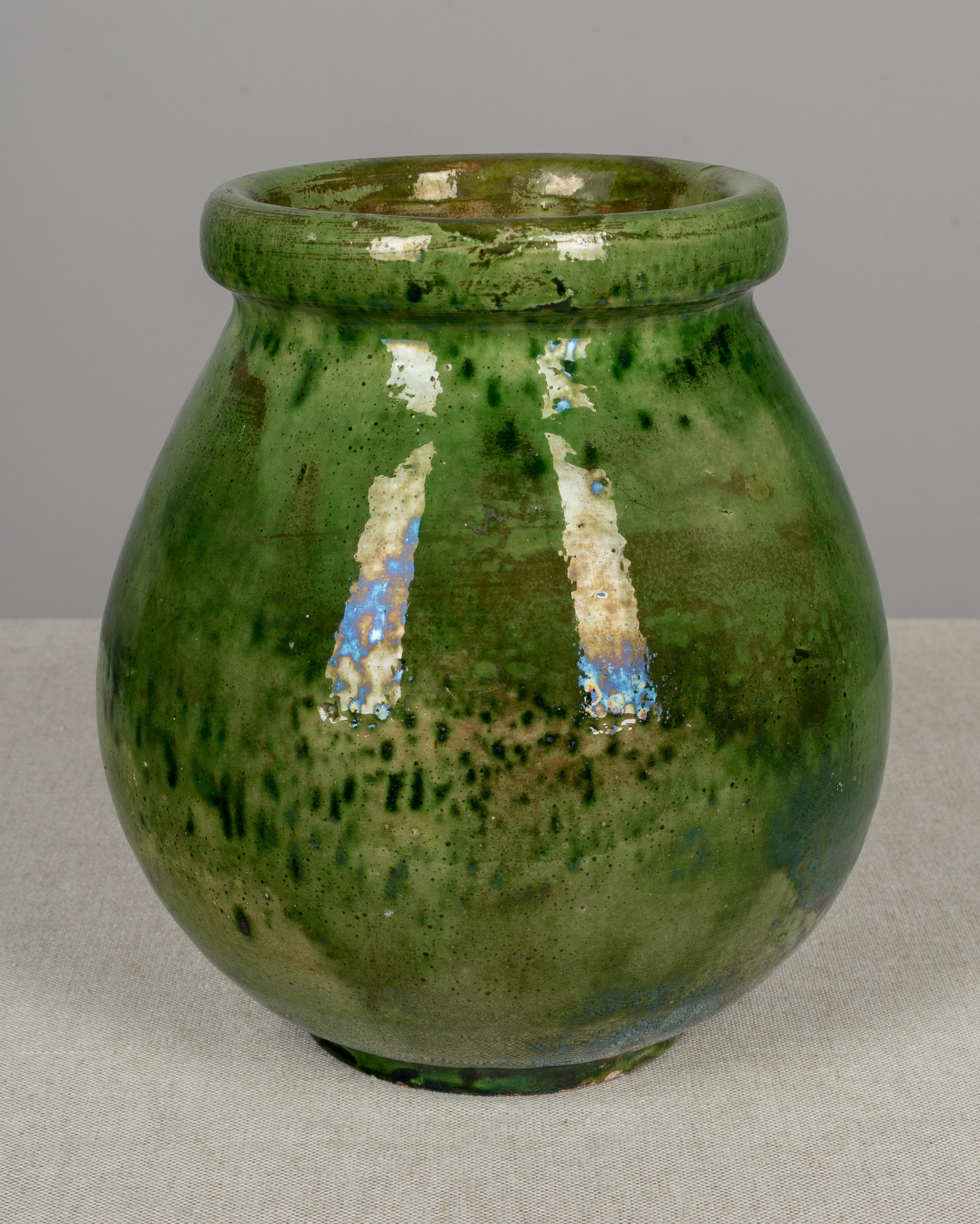 green glazed pottery