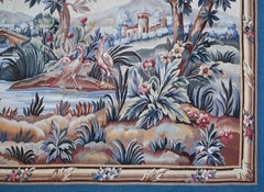 Tapiz Francés de Verdor Fabricación Aubusson Siglo XIX - N° 1630