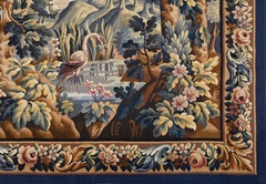French Greenery Tapestry, TABDARD workshop Aubusson - 170H x 155W - No. 1659