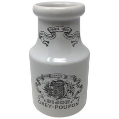 French Grey Poupon Mustard Jar