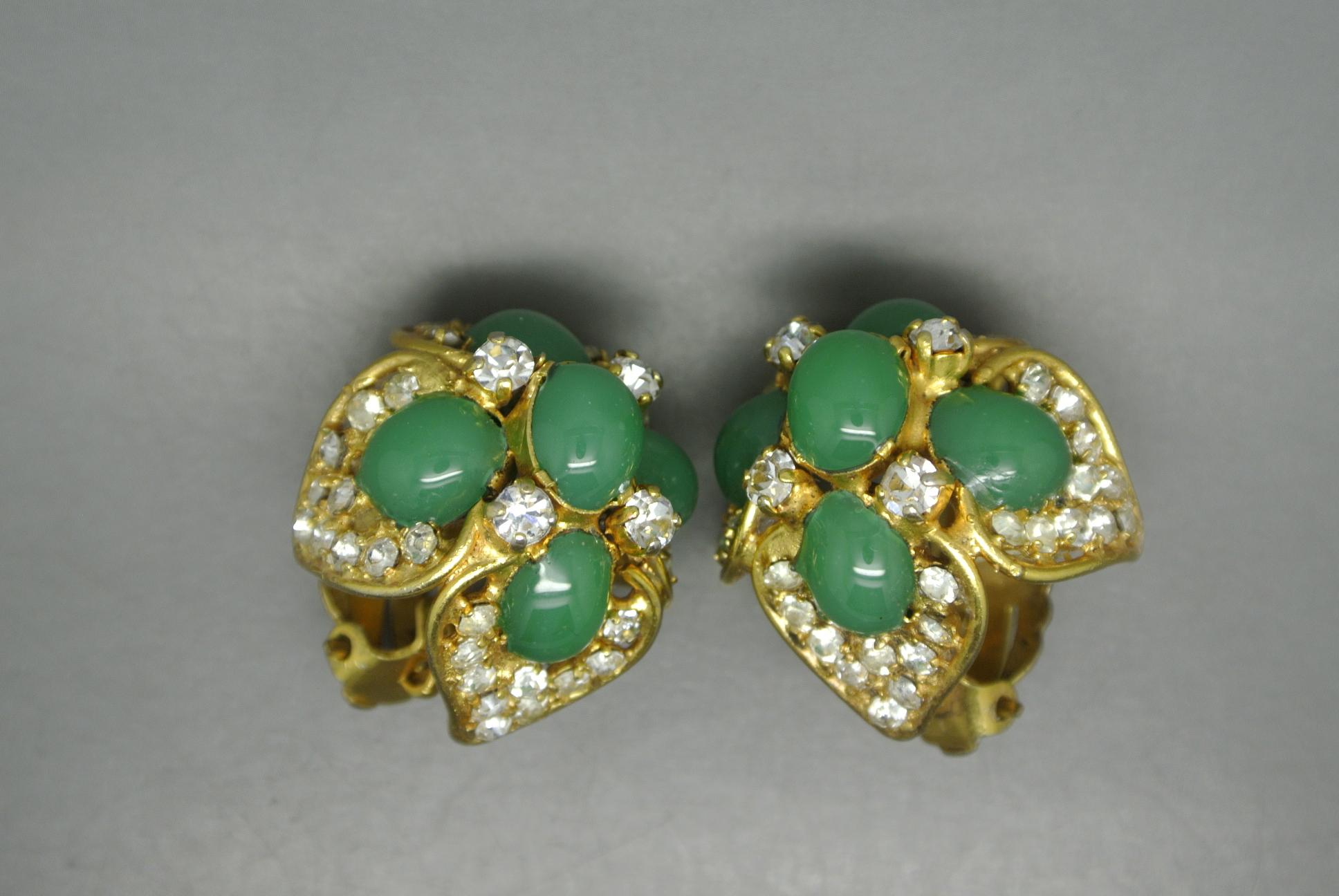 Couture earrings
Made in france originally
by Gripoix
Star design
not signed