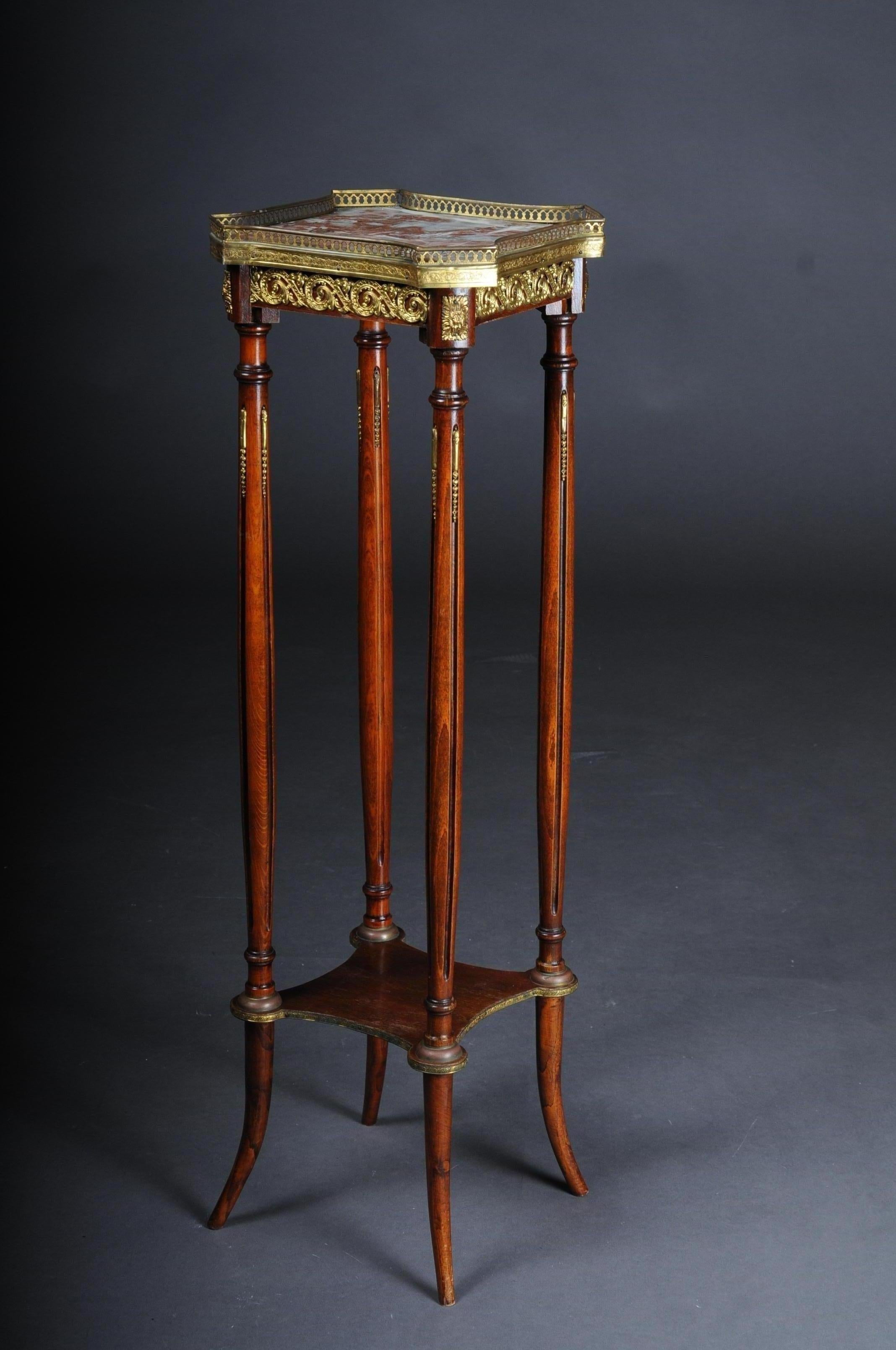 French Gueridon Side Table with Bronze Napoleon III 5