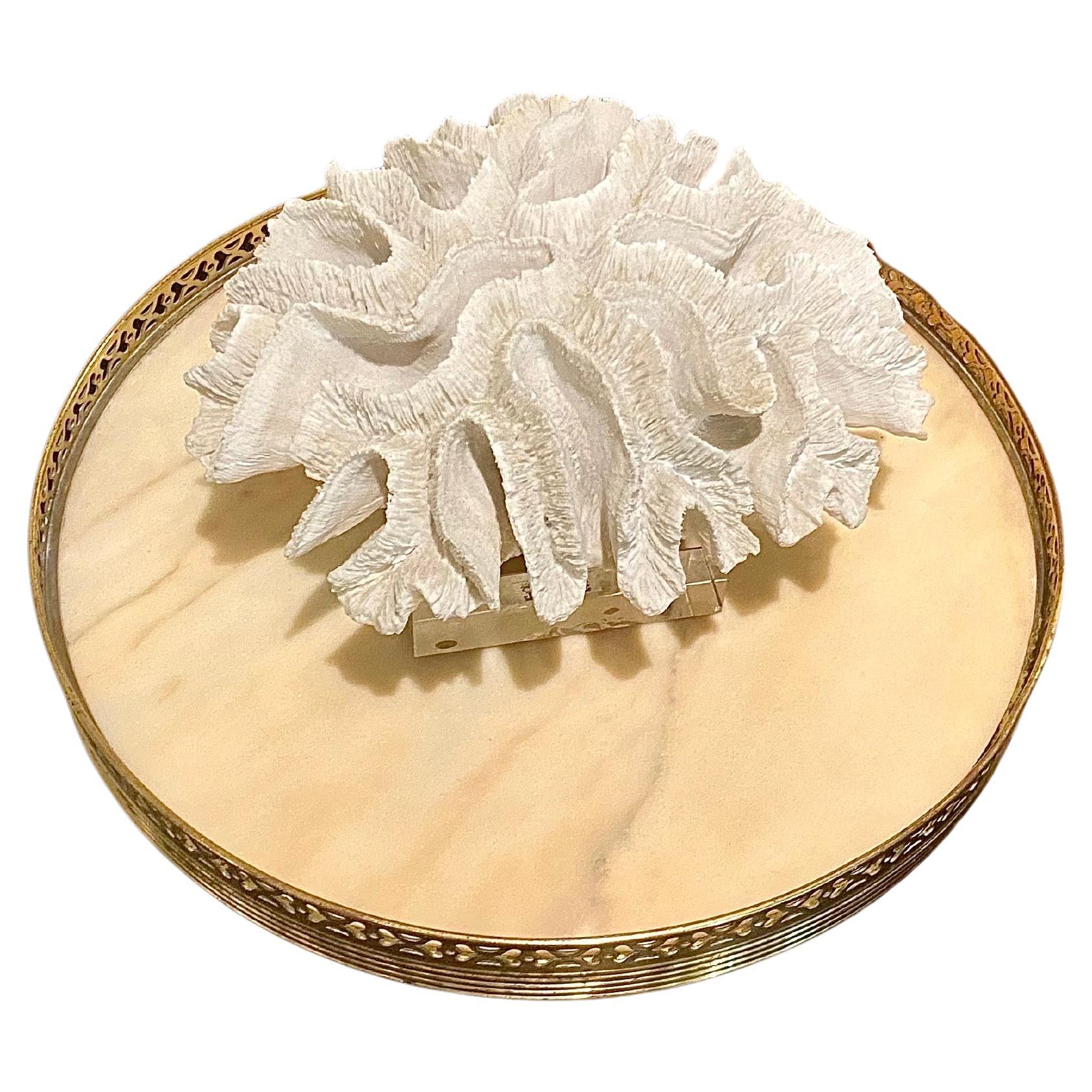 French Guéridon Side Table with Marble Top For Sale 5