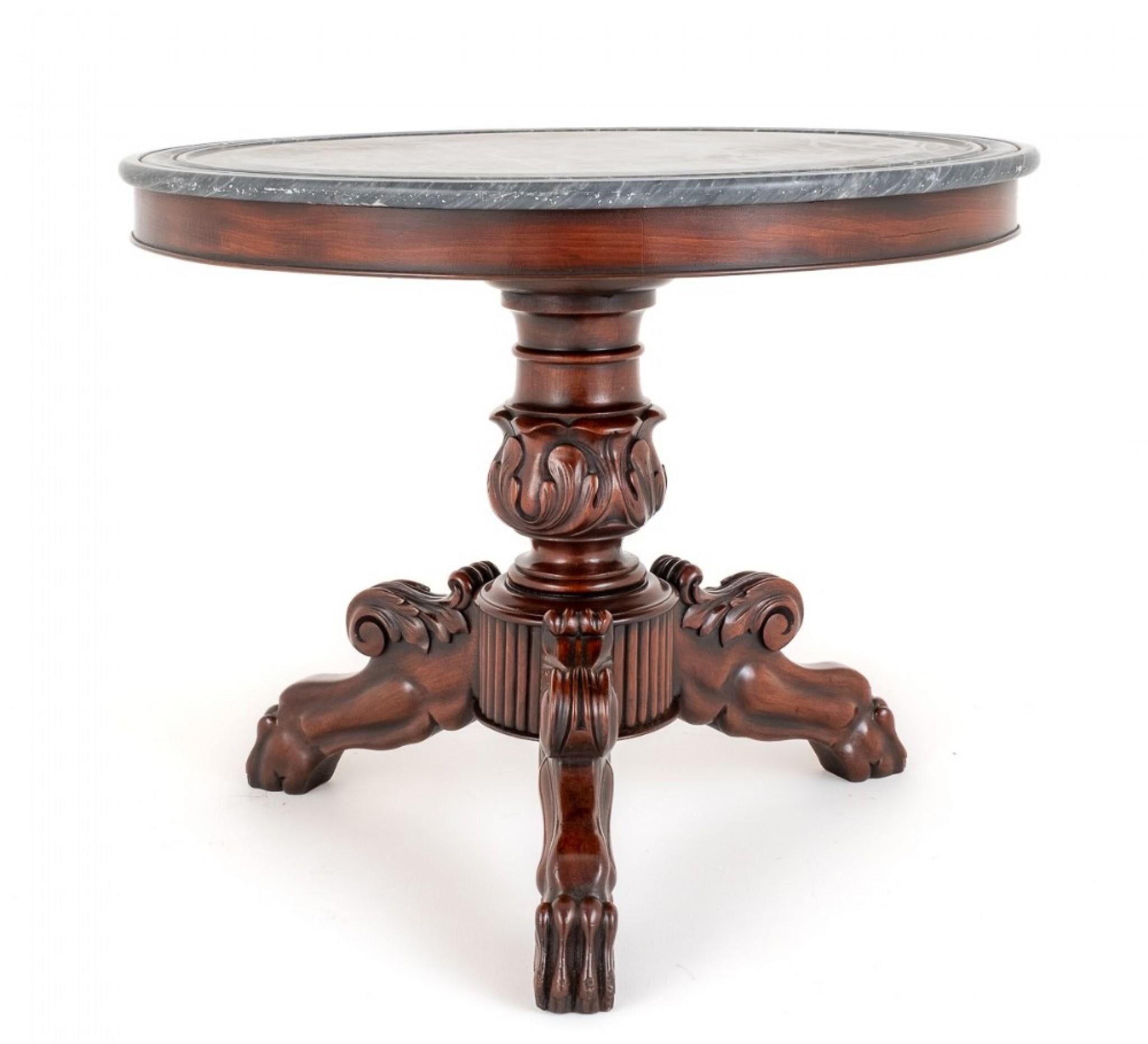 French Gueridon Table Mahogany Side Tables In Good Condition For Sale In Potters Bar, GB